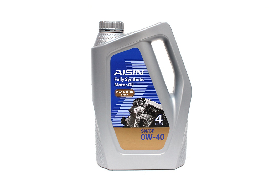 [9NAESEN0044P] Nhớt Động Cơ Aisin 0W-40 SN/CF PAO & ESTER Blend 4 Lít ESEN0044P