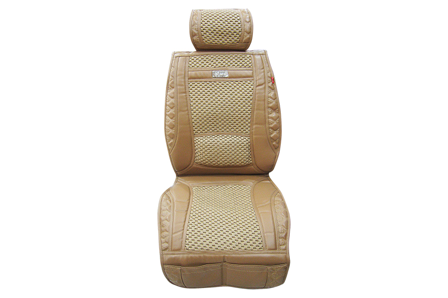 Lót ghế bộ cao cấp (1 bộ / 3 cái) BZ-058 (0085) 卡宴黃 vàng đậm