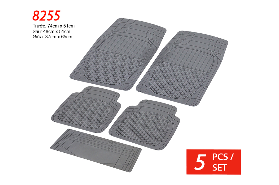 Lót sàn nhựa Packy Poda 8255 (XÁM) 5PCS/1SET