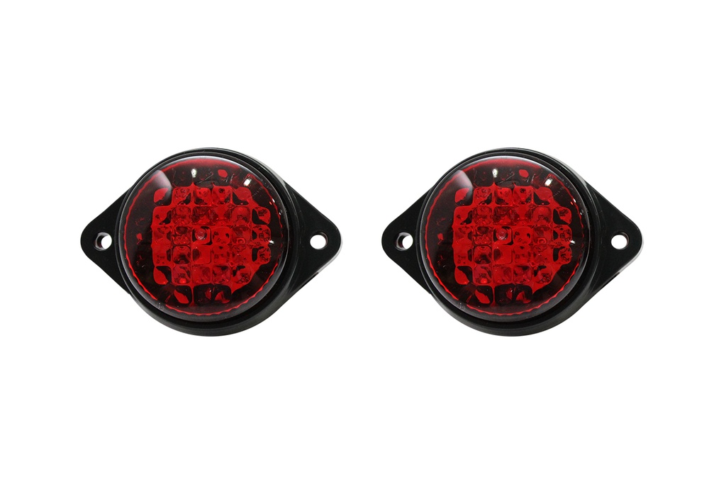 Đèn hông tròn VIAIR VI-004-24V đỏ 85*30*61.5mm 2PCS/SET