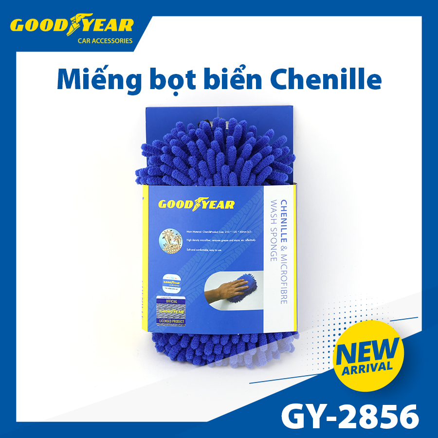 Miếng bọt biển Chenille GOODYEAR GY-2856 (210*120*60mm)