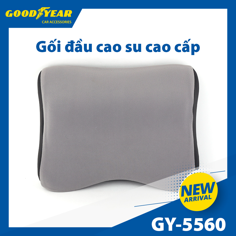 Gối đầu cao cấp GOODYEAR GY-5560 (26*21*10CM) xám đen