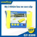 Khăn lau xe cao cấp GOODYEAR GY-5599 1 bộ/3 cái 40*30cm