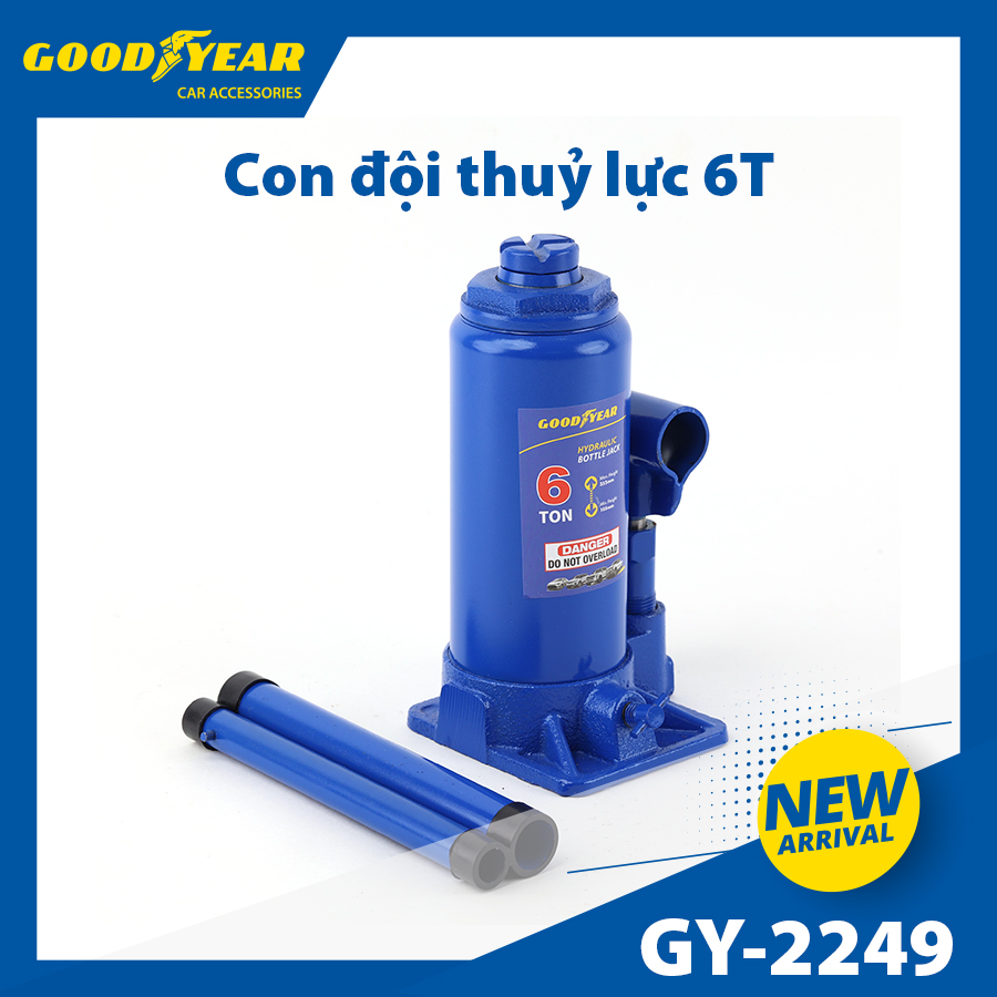 Con đội thủy lực đứng GOODYEAR GY-2249 6T 185mm-355mm 立頂