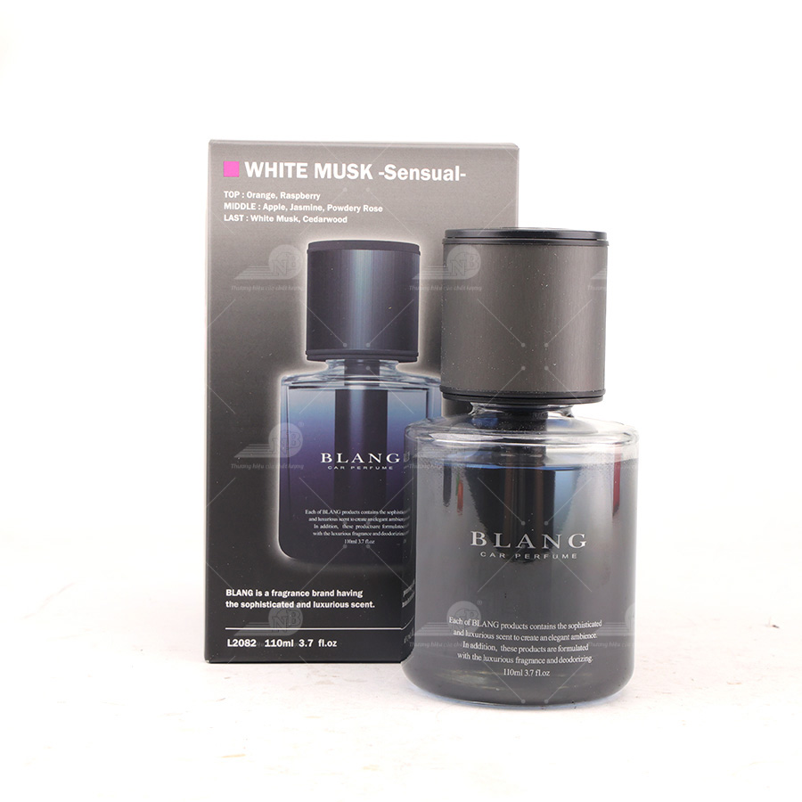 Dầu thơm BLANG LIQUID BX WHITE MUSK SENSUAL WHITE MUSK SENSUAL L2082 110ml đen