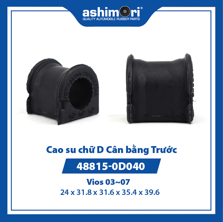 Cao su chữ D Cân bằng Trước SBHTY-20101/OEM No.48815-0D040