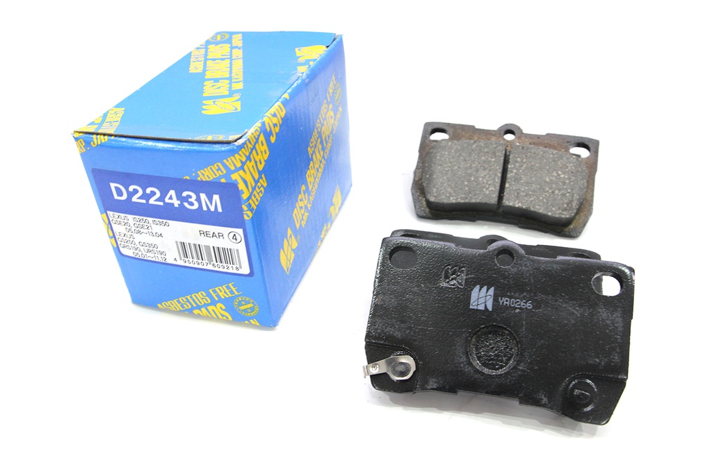 [7CHBTD2243M] Bố thắng đĩa MK D-2243M-01