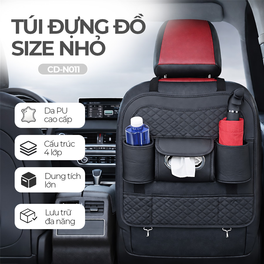 [TDBON011D] CIND CD-N011 (Đen) Túi đựng đồ size trung