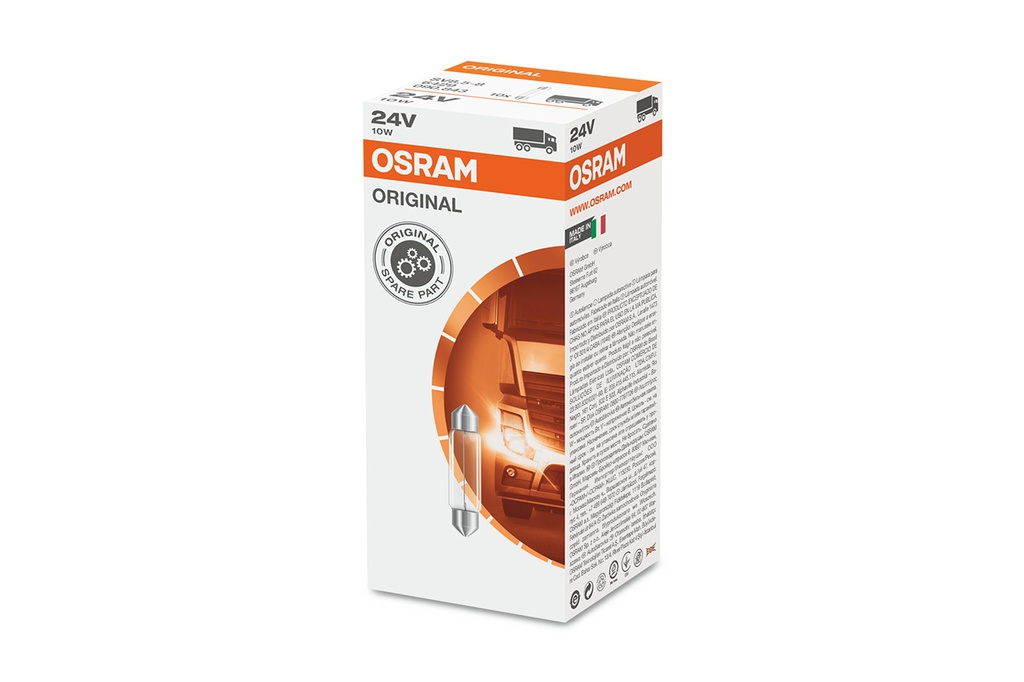 Bóng Cana Dài Original C5W SV8.5 24V 10W 6429 Hiệu Osram