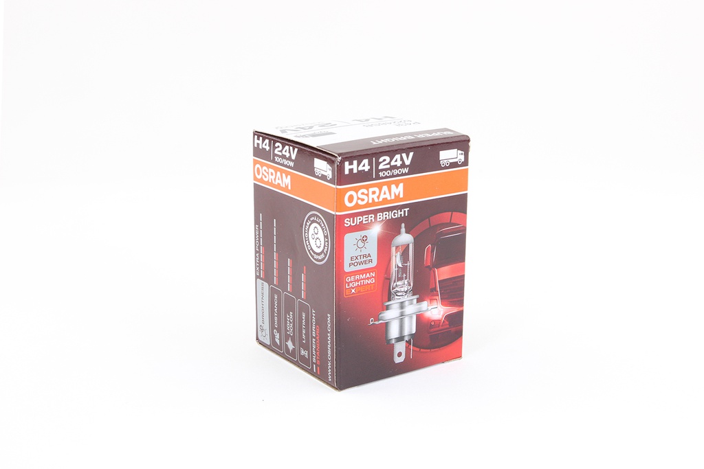 Bóng Halogen Super Bright H4 24V 100/90W 62248SB Hiệu Osram