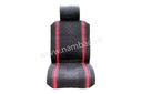 Bộ lót ghế da cao cấp (LSG-1401-Black) Đen - không gù (1set/5pcs)