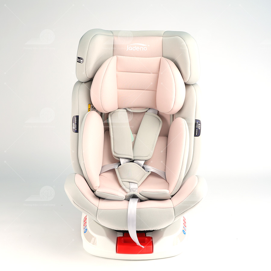 [GTEXGQM360AH] Ghế trẻ em QM-360A Hồng (ISOFIX-LATCH) kiểu xoay 360 độ