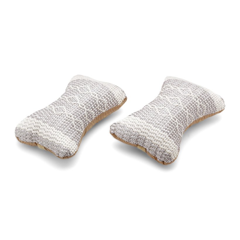 [GDHL0011X] Gối đầu len kiểu 1 (xám)