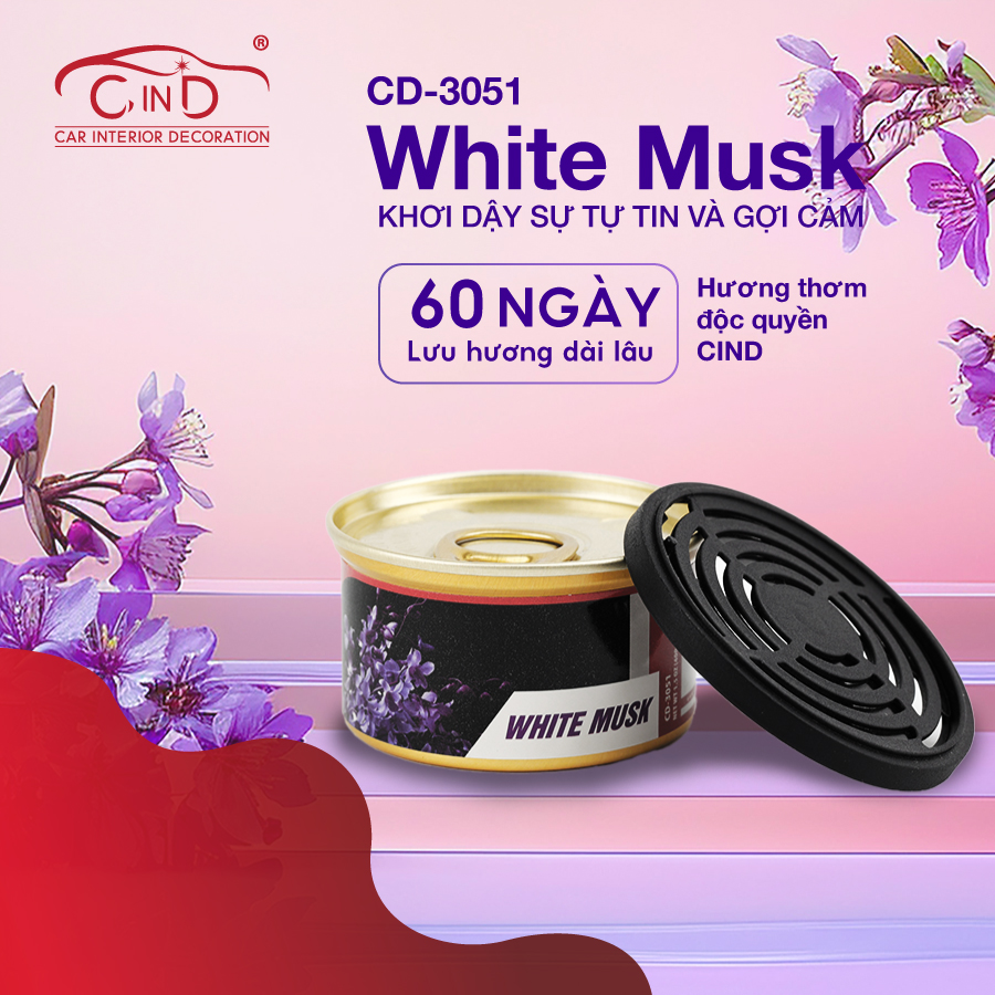 [DTATLCD3051] Hộp thơm CIND 40g CD-3051 WHITE MUSK