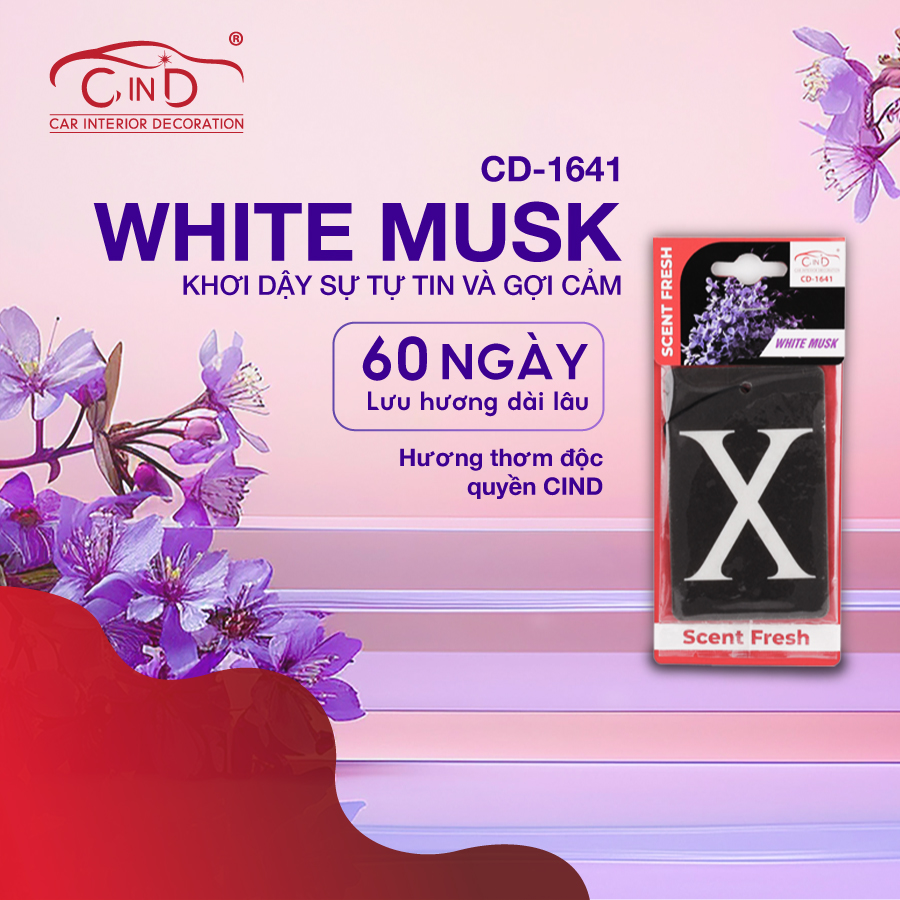 [DTATLCD1641] Lá thơm CIND 8g CD-1641 WHITE MUSK