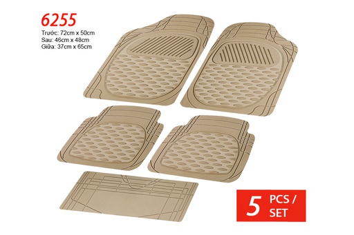 [TXPA6255K] Lót sàn nhựa Packy Poda 6255 (Kem) 5PCS/1SET