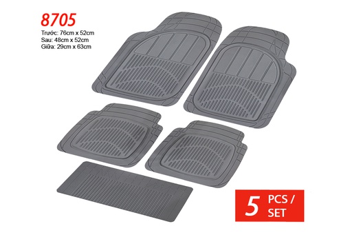 [TXPA8705X] Lót sàn nhựa Packy Poda 8705 (XÁM) 5PCS/1SET