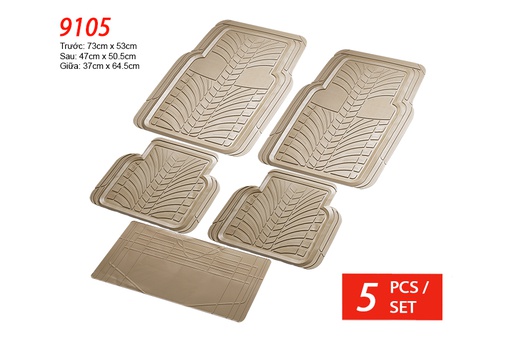 [TXPA9105K] Lót sàn nhựa Packy Poda 9105 (kem) 5PCS/1SET
