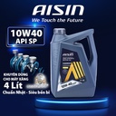 Nhớt Động Cơ Aisin 10W-40 SN/CF Semi Synthetic 4 Lít ESSNP1044P