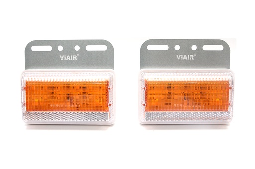 [DXVI10124V] Đèn hông chữ nhật lớn VIAIR VI-101-24V vàng 115*100*25mm 2PCS/SET