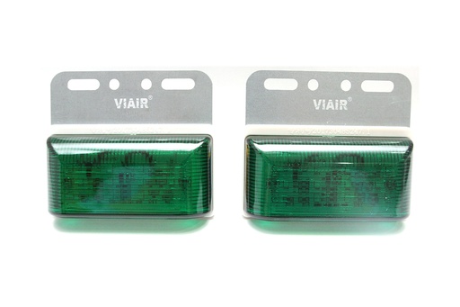 [DXVI10224X] Đèn hông chữ nhật nhỏ VIAIR VI-102-24V lá 104*93*23.5mm 2PCS/SET