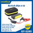 Bộ kích điện GOODYEAR GY-5295 12V 10000mAh - 500A - 37Wh - 2.5A mặt đồng hồ điện tử