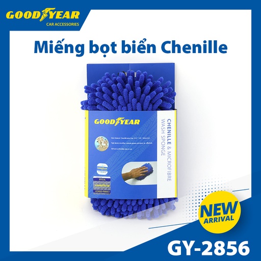 [MGY2856] Miếng bọt biển Chenille GOODYEAR GY-2856 (210*120*60mm)