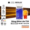 Bóng gim lớn T20 1 tim (W21W) (màu vàng) 12V 21W N582A Hiệu NEOLUX