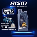 Nhớt Động Cơ Aisin 10W-30 CI-4/SL econTECH+ Semi Synthetic 1 Lít ECSI1031PB