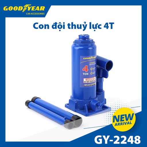 [CDGY2248] Con đội thủy lực đứng GOODYEAR GY-2248 4T cao 180mm-350mm 立頂