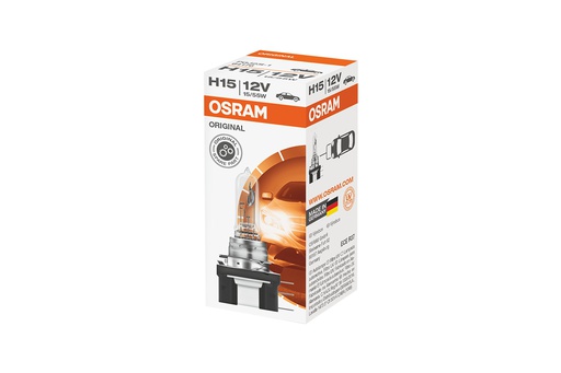 [BDOH1512V64176] Bóng Halogen Original H15 12V 15/55W 64176 Hiệu Osram