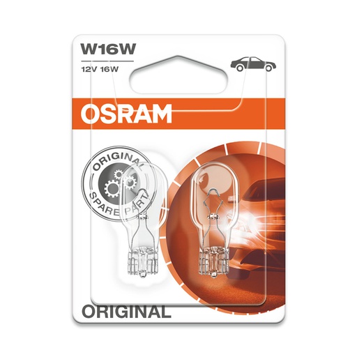 [BDOT1512V92102B] Bóng Chân Ghim Trung 1 Tim Original W16W 12V 16W 921-02B Hiệu Osram