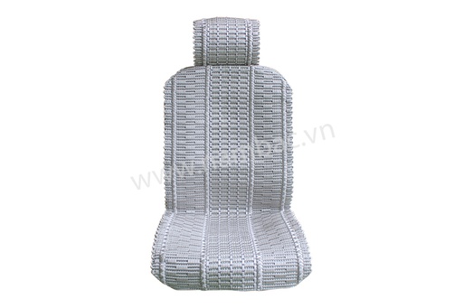 [LGSTS1402X] Bộ lót ghế da cao cấp (LSG-1402-Grey) Xám - không gù (1set/5pcs)